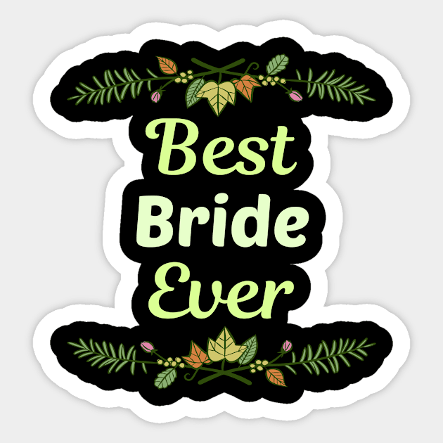 Family Leaf Bride Sticker by blakelan128